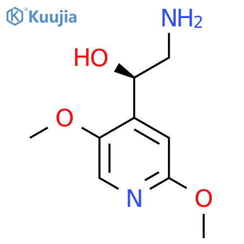 (1R)-2-amino-1-(2,5-dimethoxypyridin-4-yl)ethan-1-ol structure