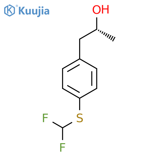 (2R)-1-{4-(difluoromethyl)sulfanylphenyl}propan-2-ol structure