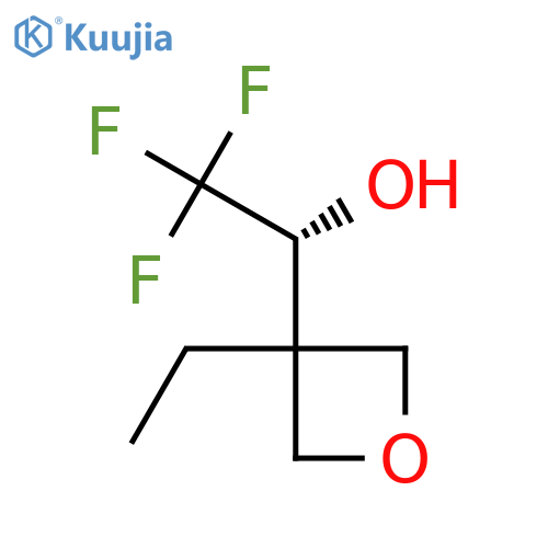 (1R)-1-(3-ethyloxetan-3-yl)-2,2,2-trifluoroethan-1-ol structure