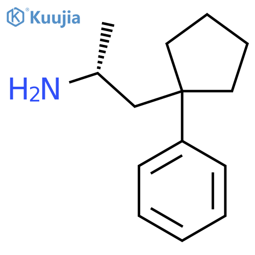 (2R)-1-(1-phenylcyclopentyl)propan-2-amine structure