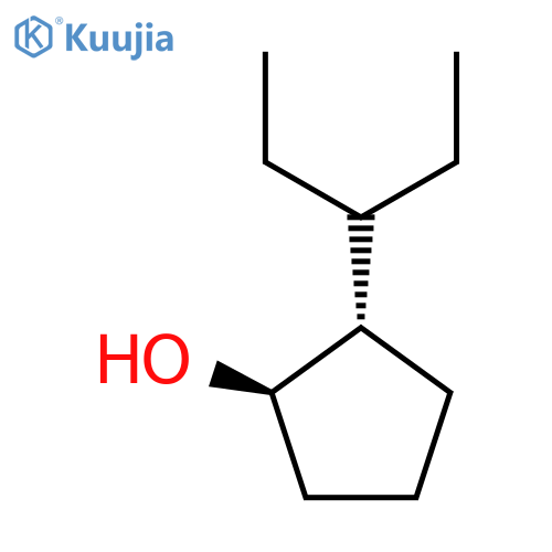rac-(1R,2S)-2-(pentan-3-yl)cyclopentan-1-ol structure
