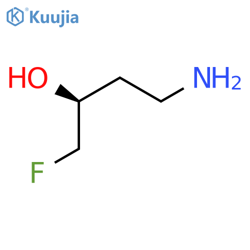 (2S)-4-amino-1-fluorobutan-2-ol structure