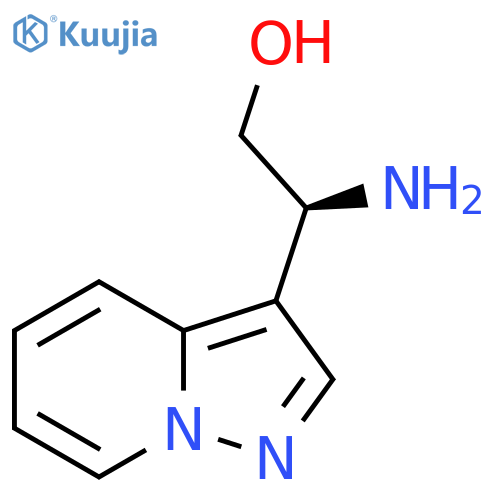 (2S)-2-amino-2-{pyrazolo1,5-apyridin-3-yl}ethan-1-ol structure