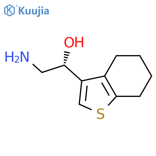 (1R)-2-amino-1-(4,5,6,7-tetrahydro-1-benzothiophen-3-yl)ethan-1-ol structure