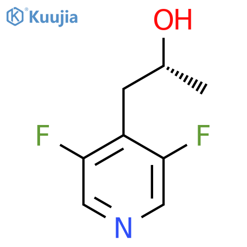 (2R)-1-(3,5-difluoropyridin-4-yl)propan-2-ol structure