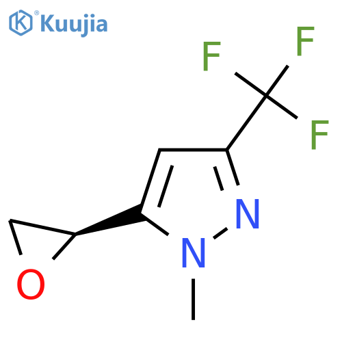1-methyl-5-(2R)-oxiran-2-yl-3-(trifluoromethyl)-1H-pyrazole structure