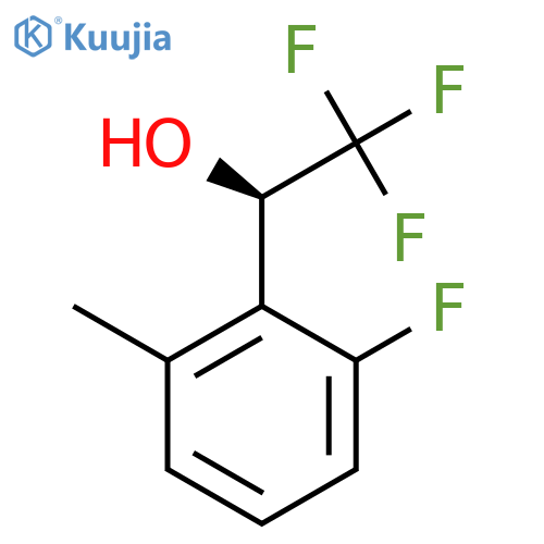 (1R)-2,2,2-trifluoro-1-(2-fluoro-6-methylphenyl)ethan-1-ol structure