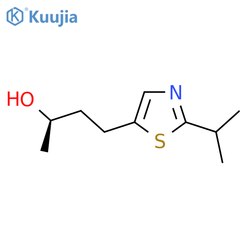 (2R)-4-2-(propan-2-yl)-1,3-thiazol-5-ylbutan-2-ol structure