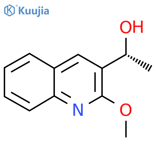 (1R)-1-(2-methoxyquinolin-3-yl)ethan-1-ol structure