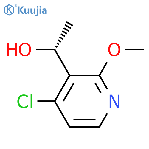 (1R)-1-(4-chloro-2-methoxypyridin-3-yl)ethan-1-ol structure
