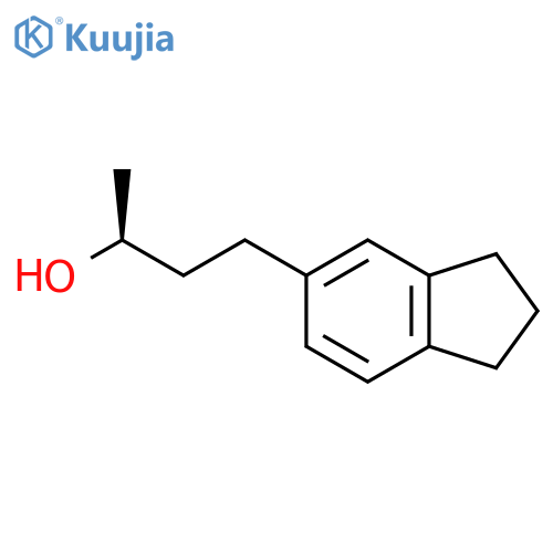 (2S)-4-(2,3-dihydro-1H-inden-5-yl)butan-2-ol structure