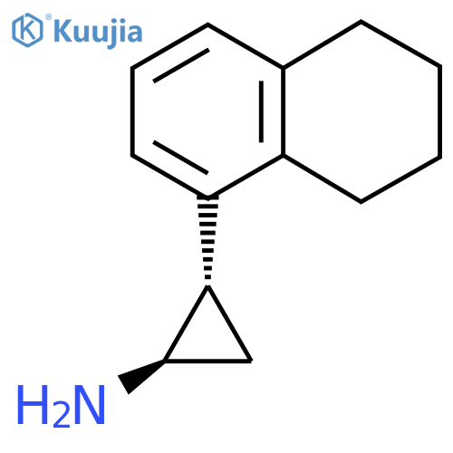 rac-(1R,2S)-2-(5,6,7,8-tetrahydronaphthalen-1-yl)cyclopropan-1-amine structure