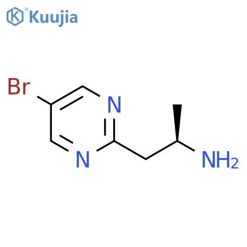 (2R)-1-(5-bromopyrimidin-2-yl)propan-2-amine structure