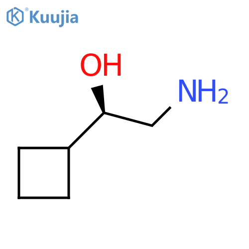 (1R)-2-amino-1-cyclobutylethan-1-ol structure