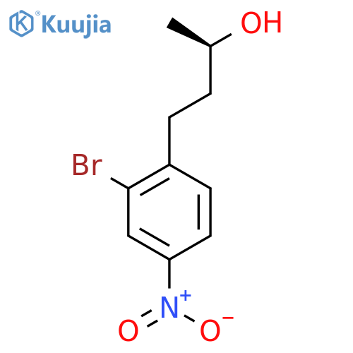 (2R)-4-(2-bromo-4-nitrophenyl)butan-2-ol structure