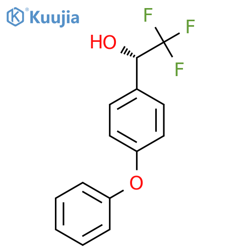 (1S)-2,2,2-trifluoro-1-(4-phenoxyphenyl)ethan-1-ol structure