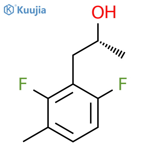 (2R)-1-(2,6-difluoro-3-methylphenyl)propan-2-ol structure