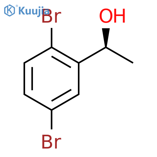 (1S)-1-(2,5-dibromophenyl)ethan-1-ol structure