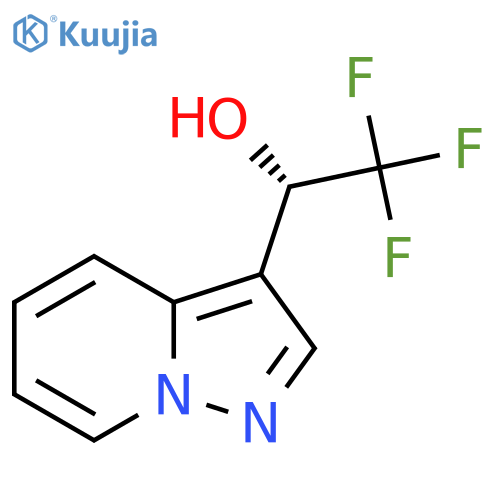 (1S)-2,2,2-trifluoro-1-{pyrazolo1,5-apyridin-3-yl}ethan-1-ol structure