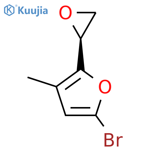 5-bromo-3-methyl-2-(2S)-oxiran-2-ylfuran structure