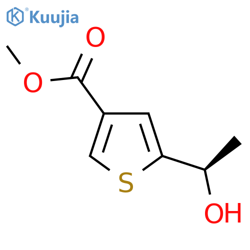 methyl 5-(1R)-1-hydroxyethylthiophene-3-carboxylate structure