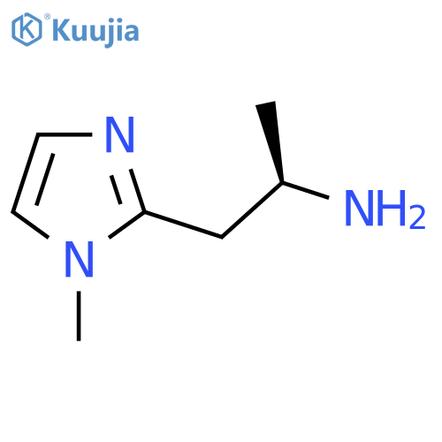 (2R)-1-(1-methyl-1H-imidazol-2-yl)propan-2-amine structure