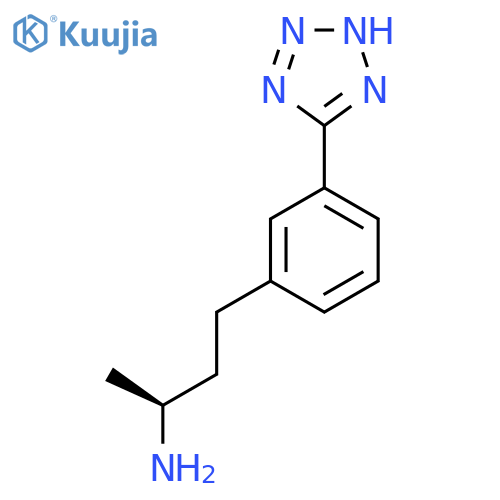 (2S)-4-3-(1H-1,2,3,4-tetrazol-5-yl)phenylbutan-2-amine structure