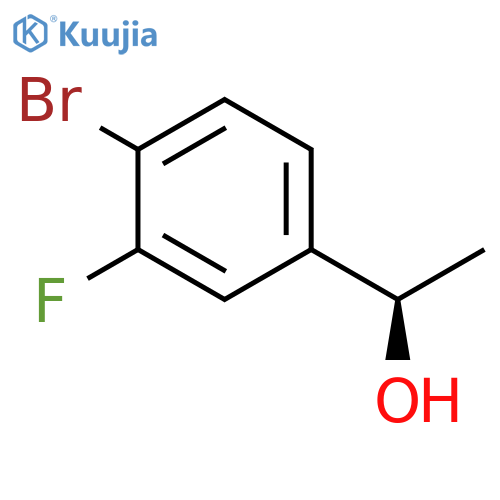 (1R)-1-(4-bromo-3-fluorophenyl)ethan-1-ol structure