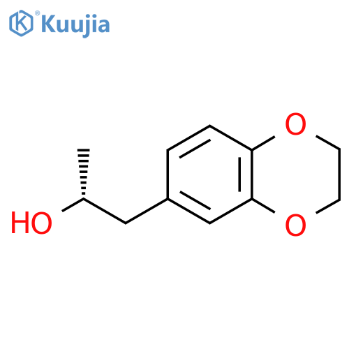 (2R)-1-(2,3-dihydro-1,4-benzodioxin-6-yl)propan-2-ol structure