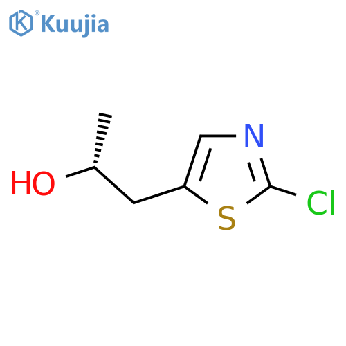 (2R)-1-(2-chloro-1,3-thiazol-5-yl)propan-2-ol structure
