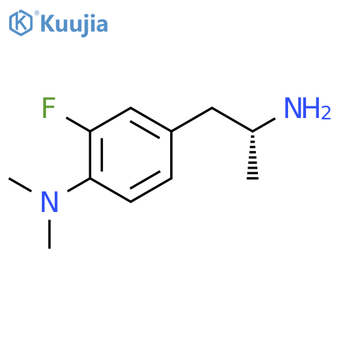 4-(2R)-2-aminopropyl-2-fluoro-N,N-dimethylaniline structure