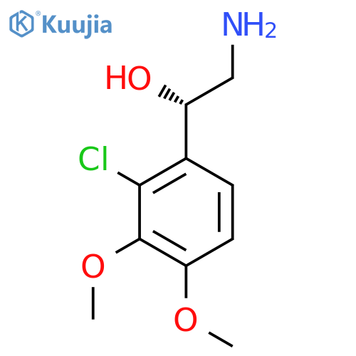 (1S)-2-amino-1-(2-chloro-3,4-dimethoxyphenyl)ethan-1-ol structure