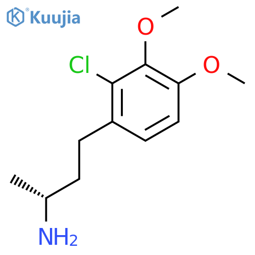 (2R)-4-(2-chloro-3,4-dimethoxyphenyl)butan-2-amine structure