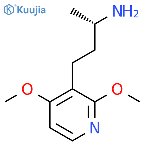(2S)-4-(2,4-dimethoxypyridin-3-yl)butan-2-amine structure