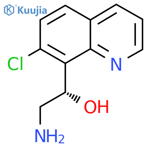 (1S)-2-amino-1-(7-chloroquinolin-8-yl)ethan-1-ol structure