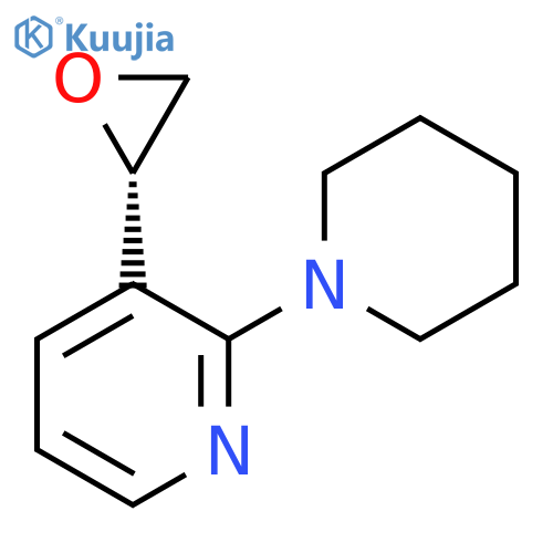 3-(2S)-oxiran-2-yl-2-(piperidin-1-yl)pyridine structure
