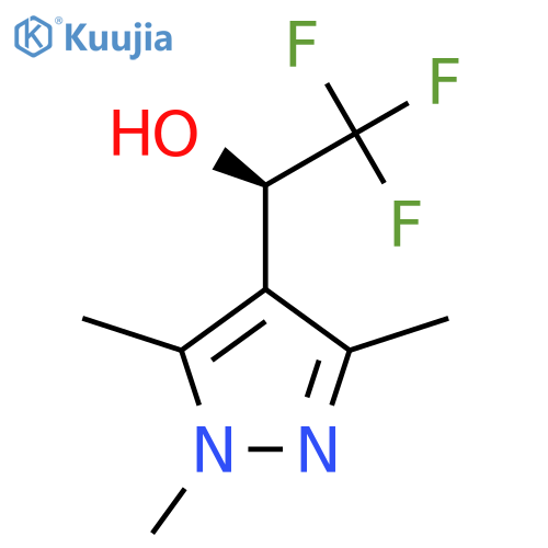 (1R)-2,2,2-trifluoro-1-(trimethyl-1H-pyrazol-4-yl)ethan-1-ol structure