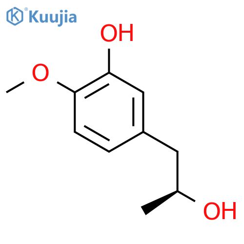 5-(2S)-2-hydroxypropyl-2-methoxyphenol structure