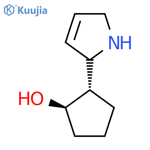 rac-(1R,2S)-2-(2,5-dihydro-1H-pyrrol-2-yl)cyclopentan-1-ol structure