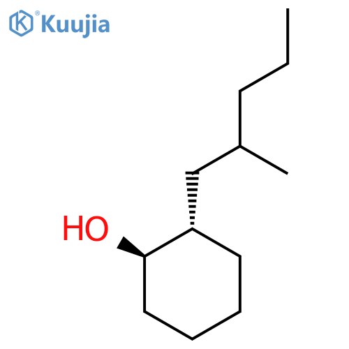 rac-(1R,2S)-2-(2-methylpentyl)cyclohexan-1-ol structure