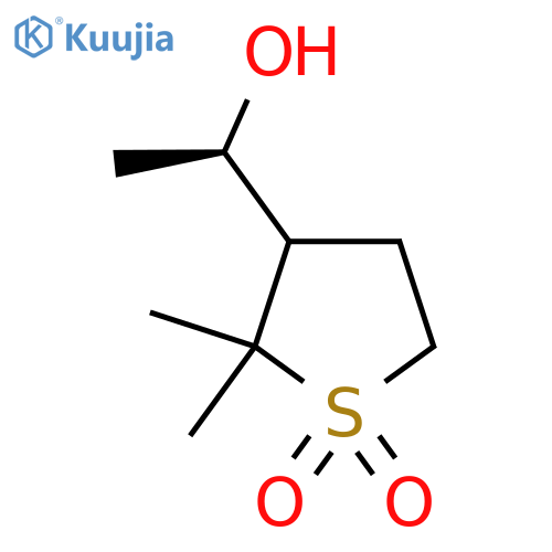 3-(1R)-1-hydroxyethyl-2,2-dimethyl-1lambda6-thiolane-1,1-dione structure