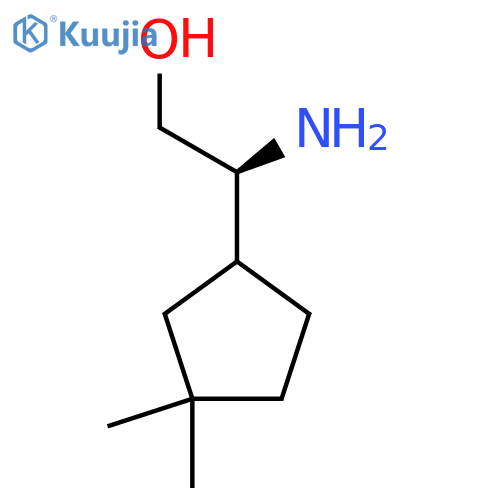 (2S)-2-amino-2-(3,3-dimethylcyclopentyl)ethan-1-ol structure