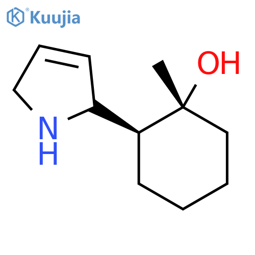 rac-(1R,2S)-2-(2,5-dihydro-1H-pyrrol-2-yl)-1-methylcyclohexan-1-ol structure