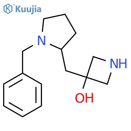 3-(1-benzylpyrrolidin-2-yl)methylazetidin-3-ol structure