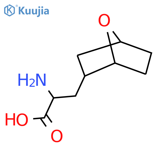 2-amino-3-{7-oxabicyclo2.2.1heptan-2-yl}propanoic acid structure