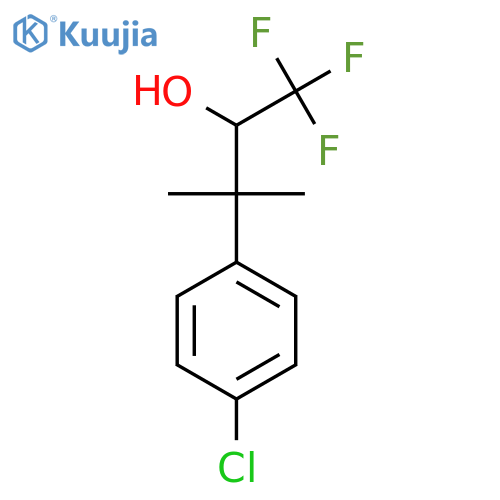 3-(4-chlorophenyl)-1,1,1-trifluoro-3-methylbutan-2-ol structure