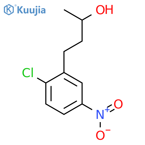 4-(2-chloro-5-nitrophenyl)butan-2-ol structure