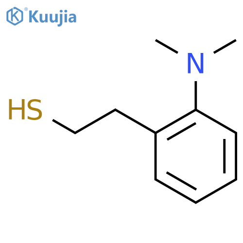 2-2-(dimethylamino)phenylethane-1-thiol structure