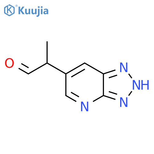 2-{3H-1,2,3triazolo4,5-bpyridin-6-yl}propanal structure