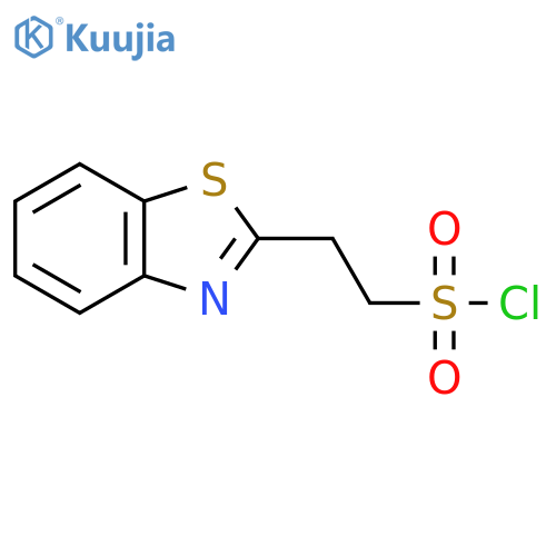 2-(1,3-Benzothiazol-2-yl)ethane-1-sulfonyl chloride structure